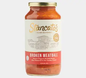 Broken Meatball Pasta Sauce Image